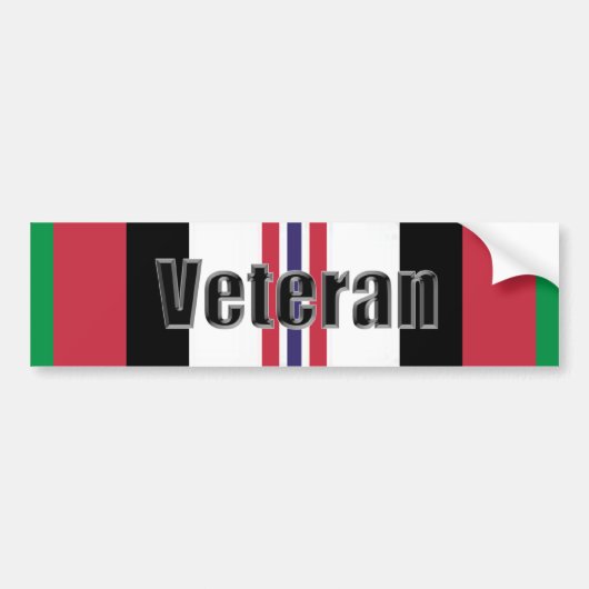 Operatie Enduring Freedom Veteran Bumpersticker (Voorkant)