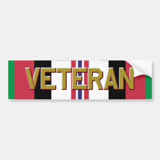 Operatie Enduring Freedom Veteran Bumpersticker (Voorkant)