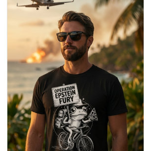 Operatie Epic Fury Anti War Frog T-shirt