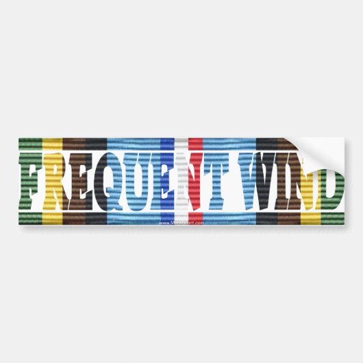 Operatie Frequent Wind Vietnam Evacuatiesticker Bumpersticker (Voorkant)