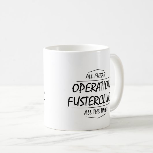 Operatie Fustercluck Koffiemok (Voorkant rechts)