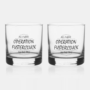 Operatie Fustercluck Whisky Glas