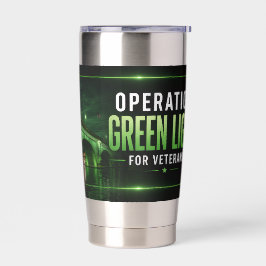 Operatie Groen Licht voor Veteranen London Bridge Geïsoleerde Drinkbeker
