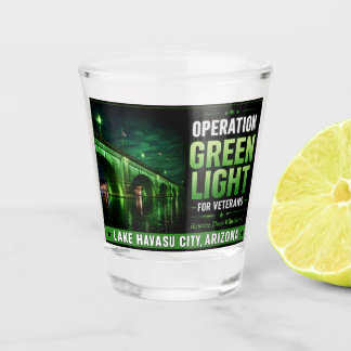 Operatie Groen Licht voor Veteranen London Bridge Shot Glas