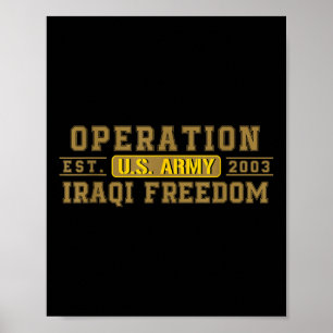 Operatie Iraakse Vrijheid Oif Veteran Combat ons V Poster