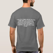 Operatie Iraakse vrijheid, VETERAN T-shirt (Achterkant)