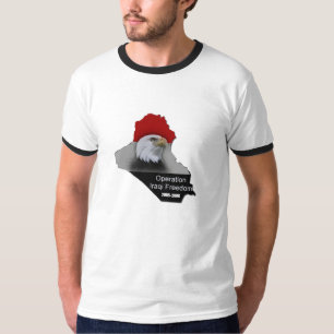 Operatie Irakese Freedom Custom Front (Front en Vo T-shirt