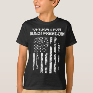 Operatie Iraqi Freedom Combat Veteraan T-shirt