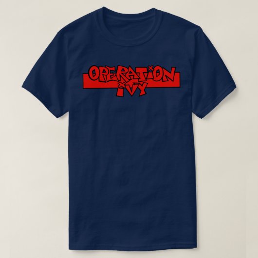 Operatie Ivy Classic Rood T-shirt (Design voorkant)