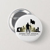 Operatie Joshua Front Line Ronde Button 5,7 Cm (Voorkant /achterkant)