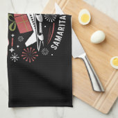 Operatie Kerst Kind Grappig Familie Matching Theedoek (Quarter Fold)