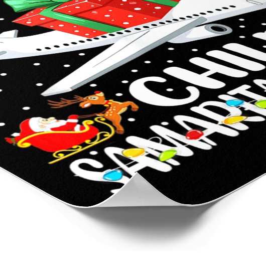 Operatie Kerst Kind Grappig Familie Matching XM Poster (Hoek)