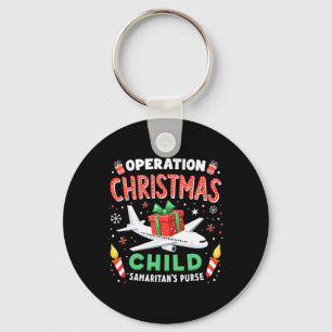 Operatie Kerst Kind Grappige Familie Matching Kers Sleutelhanger