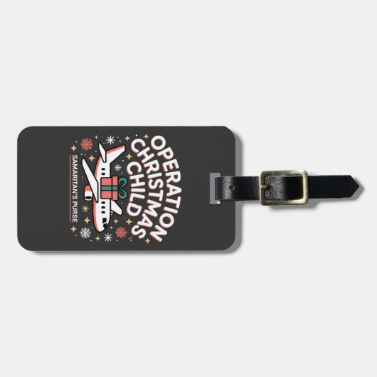 Operatie Kerstkind Samaritan Purse  Bagagelabel (Voorkant horizontaal)