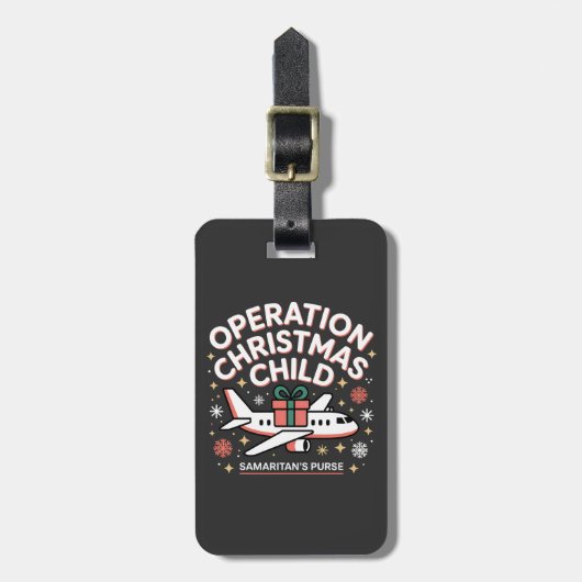 Operatie Kerstkind Samaritan Purse  Bagagelabel (Voorkant verticaal)
