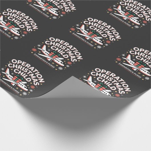 Operatie Kerstkind Samaritan Purse Cadeaupapier (Hoek)