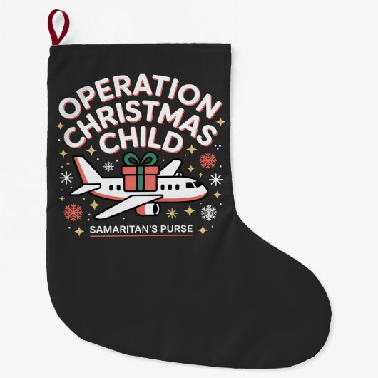 Operatie Kerstkind Samaritan Purse Grote Kerstsok (Voorkant)