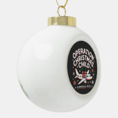 Operatie Kerstkind Samaritan Purse  Keramische Bal Ornament (Links)
