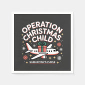 Operatie Kerstkind Samaritan Purse Servet (Voorkant)