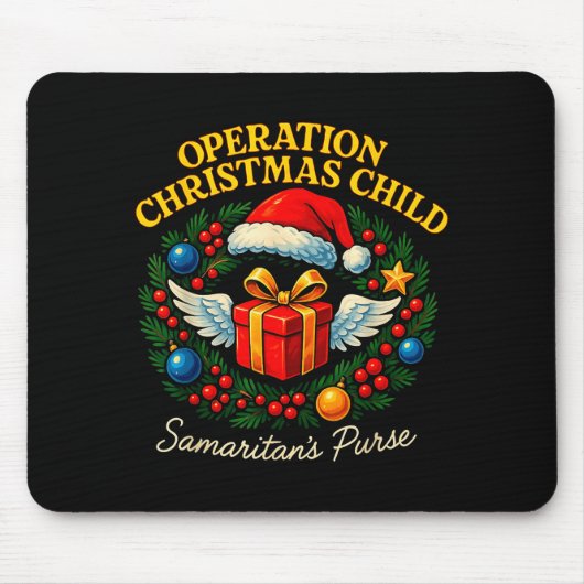 Operatie Kerstkind Samaritan's Purse Kerstmis D Muismat (Voorkant)