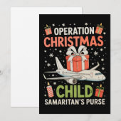Operatie Kerstkind Samaritan's Purse Kerstmis Feestdagenkaart (Voorkant / Achterkant)