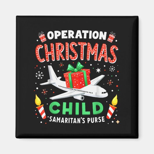 Operatie Kerstkind Samaritans Purse Magneet (Voorkant)