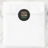 Operatie Kerstkind Samaritan's Purse Ontwerp Ronde Sticker (Tas)