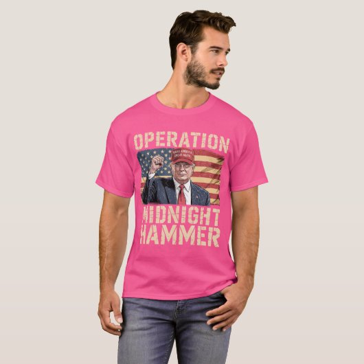 Operatie Midnight Hammer (4) T-shirt (Voorkant volledig)