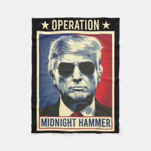 Operatie Midnight Hammer Trump Fleece Deken