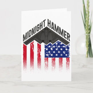 Operatie Midnight Hammer - Vlag van de VS Midnight Kaart