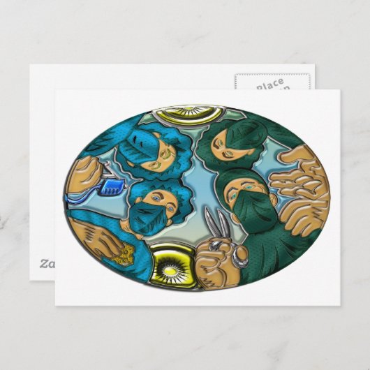 Operatie of chirurgie briefkaart (Voorkant / Achterkant)