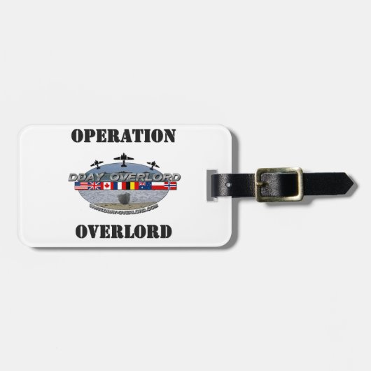 Operatie Overlord 1944 Bagagelabel (Voorkant horizontaal)