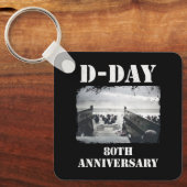 Operatie Overlord 1944 D-Day 2024 Normandië Sleutelhanger (Voorkant)