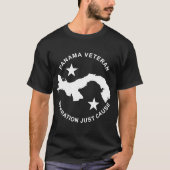 Operatie Panama Veteraan Veroorzaakt Patriottisch T-shirt (Voorkant)