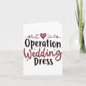 Operatie Trouwjurk Funny Bride Bachelorette P Kaart (Voorkant)