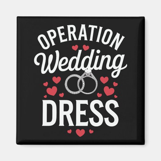 Operatie Trouwjurk Magneet (Voorkant)