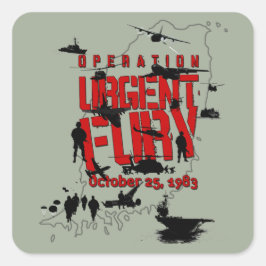 Operatie Urgent Fury actie sticker