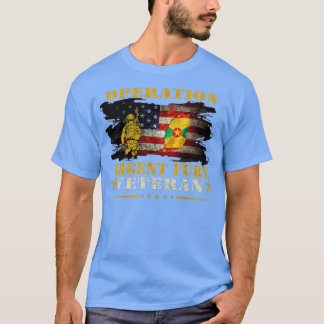Operatie Urgent Fury Combat Veteran Grenada Gift T-shirt