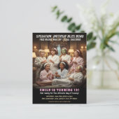 Operatie Verjaardags Bliss Spa Feestje Briefkaart (Staand voorkant)