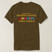 Operatie Vrijheden Sentinel OFS SVC Bar Combat Vet T-shirt (Design voorkant)