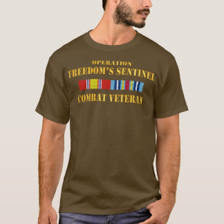 Operatie Vrijheden Sentinel OFS SVC Bar Combat Vet T-shirt