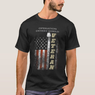 Operatie woestijnschild veteraan t-shirt