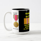 Operatiecampagne Bismarck-archipel Tweekleurige Koffiemok (Links)