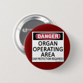 operatiegebied orgaan ronde button 5,7 cm (Voorkant /achterkant)