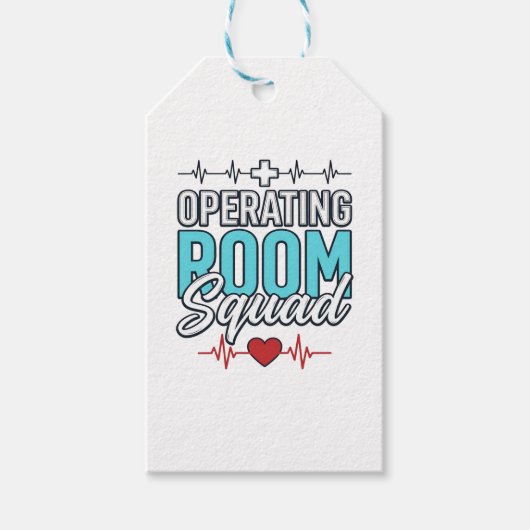 Operatiekamer Team Chirurgisch Team Shirt Ontwerp_ Cadeaulabel (Voorkant)