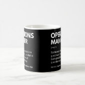 Operatiemanager Grappige Werk Definitie Koffiemok (Center)