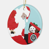 Operatiepoten voor het redden van honden door hond keramisch ornament (Links)