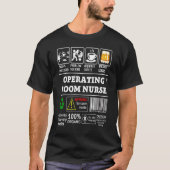 Operating Room Nurse Skills Included Problem Solvi T-shirt (Voorkant)