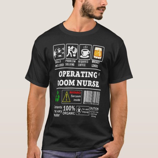 Operating Room Nurse Skills Included Problem Solvi T-shirt (Voorkant)