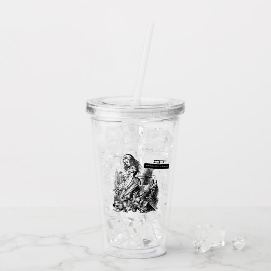 Operation Alice in Wonderland Alice im Wunderland Acryl Drinkbeker (Achterkant ijs)